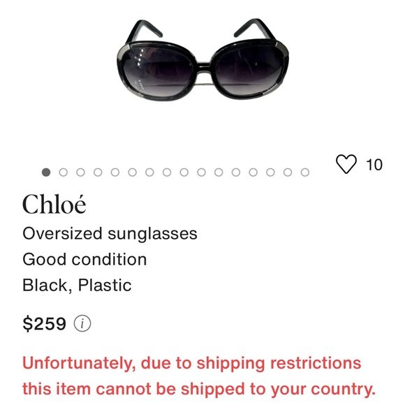 Chloe OverSized Gradient Sunglass - Picture 6 of 6